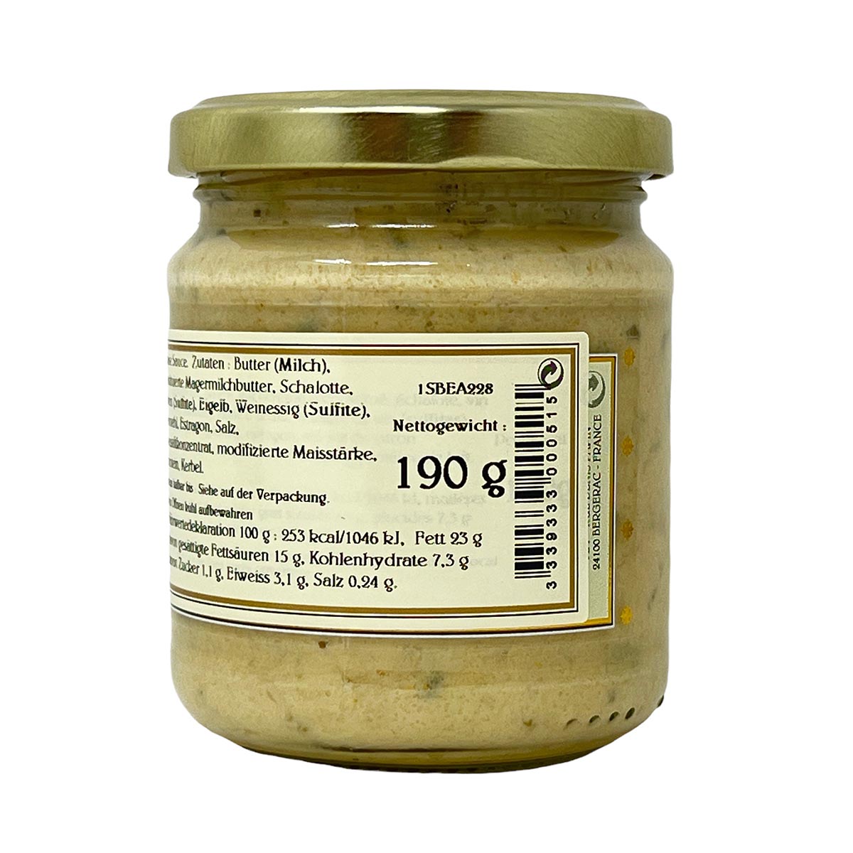 M. de Turenne Sauce Béarnaise mit Estragon: Französische Gourmetküche  190g