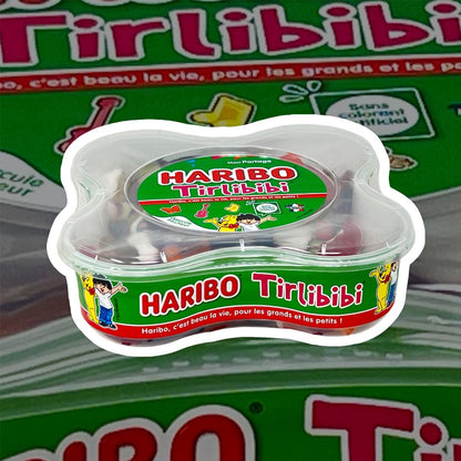 Haribo Tirlibibi: Bunte Gummibärchen-Box aus Frankreich, 750g - Naschspaß pur!