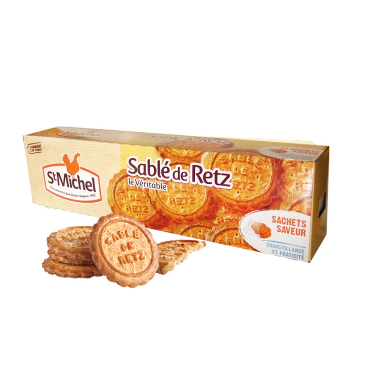 St Michel Sablé de Retz Le Véritable Kokoskeske original aus Frankreich 120 Gramm