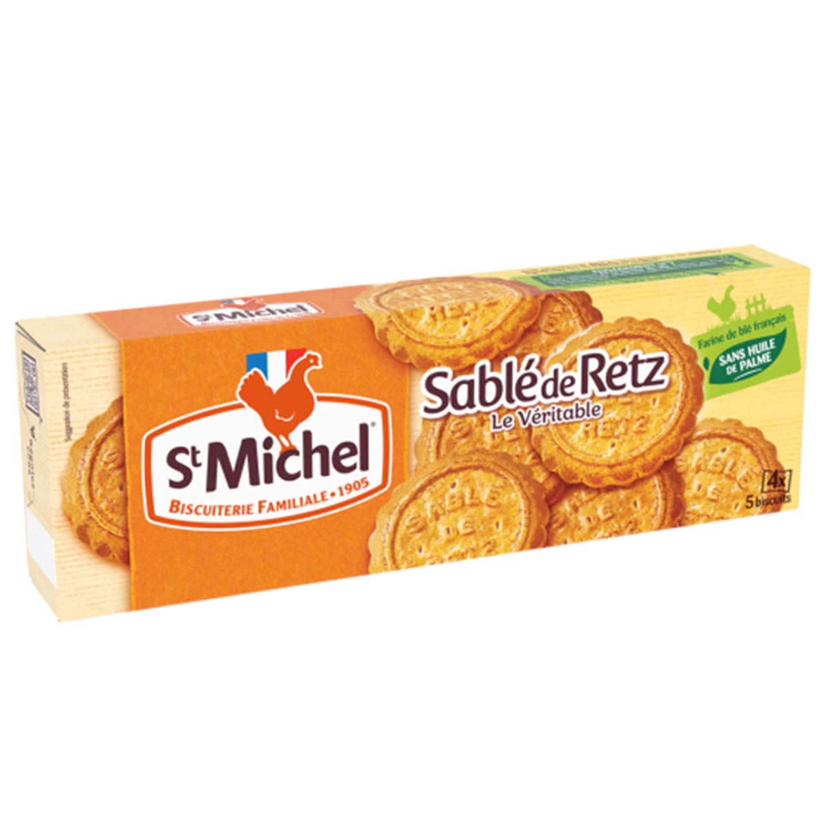 St Michel Sablé de Retz Le Véritable Kokoskeske original aus Frankreich 120 Gramm