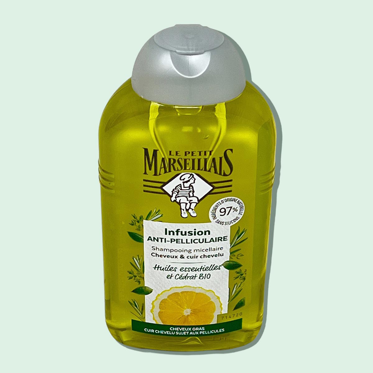 Le Petit Marseillais Anti-Schuppen-Shampoo mit pflanzlichen Ölen 3 x 250 ml