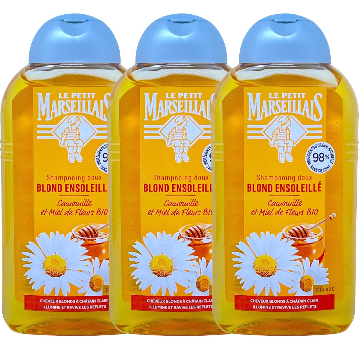 Le Petit Marseillais Shampoo Kamille-Extrakt Blütenhonig blondes u. hellbraunes Haar