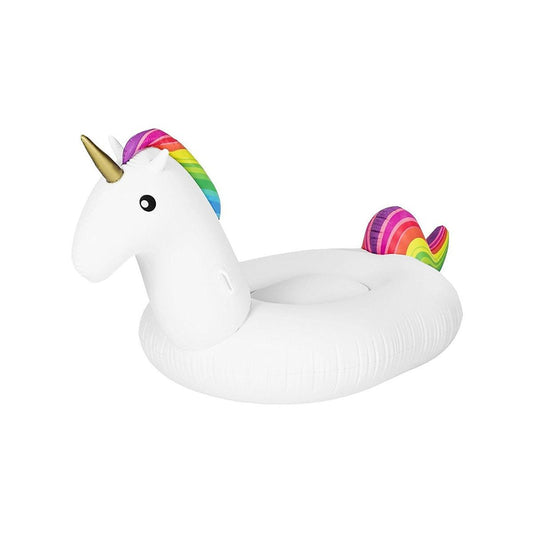 lacool Riesen aufblasbares Einhorn Badeinsel Luftmatratze Schwimmring 250 cm